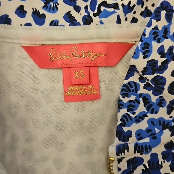 Lilly pulitzer cabella popover in resort white twisted up. Size xs - Picture 3 of 3